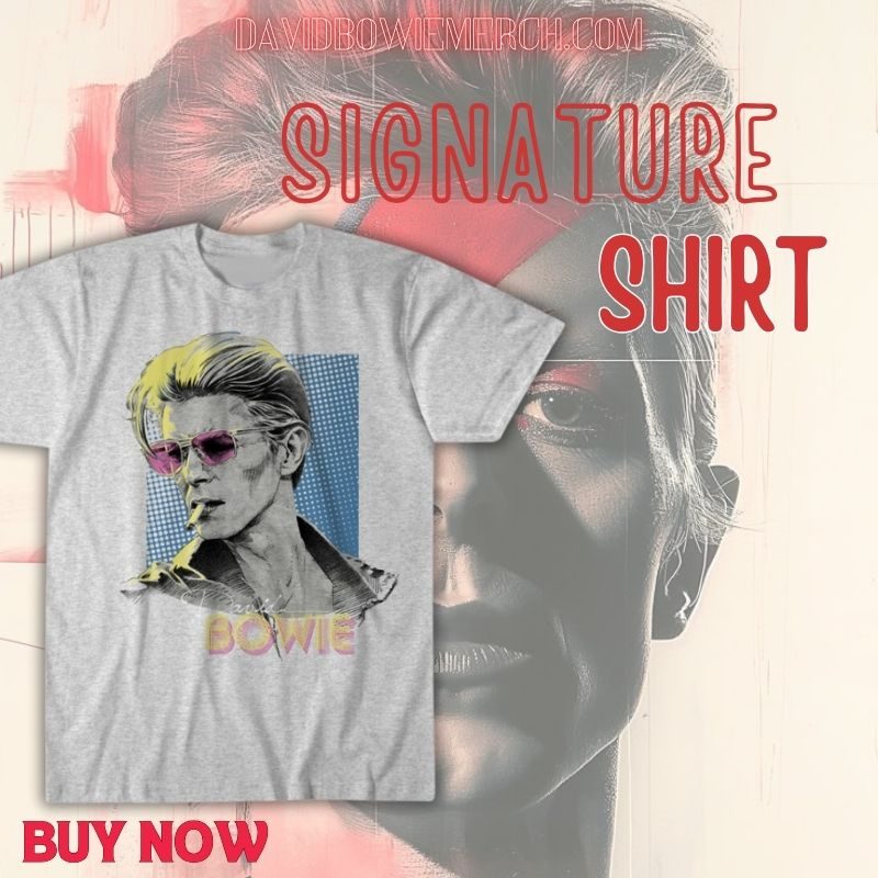 David Bowie Pop Art Sketch T-shirt